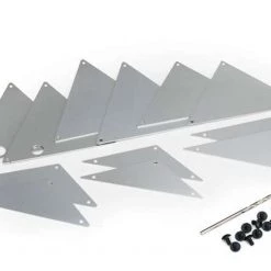 Traxxas Unlimited Desert Racer Silver Aluminum Tube Chassis Inner Panel Set