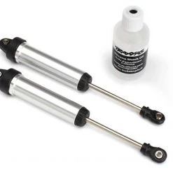 Traxxas UDR Silver Aluminum GTR 134mm Assembled Front Shocks (no threads) (2)