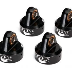 Traxxas Fox Shocks UDR Black Aluminum Shock Caps (4)