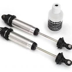 Traxxas UDR Silver Aluminum 139mm GTR Assembled Threaded Rear Shocks (2)