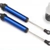 Traxxas UDR Blue Aluminum GTR 160mm Assembled Rear Shocks (no threads)