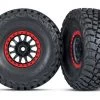 Traxxas UDR BFGoodrich Baja KR3 Tires on Black/Red Method Race Wheels (2) -Rcsuper outlet shop TRA8474 2 81200.1562668177