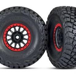 Traxxas UDR BFGoodrich Baja KR3 Tires on Black/Red Method Race Wheels (2)