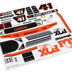 Traxxas Unlimited Desert Racer Fox Edition Decal Set