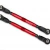 Traxxas TUBES Red 7075-T6 Aluminum Front 102mm Toe Links -Rcsuper outlet shop TRA8547R 29536.1571534359