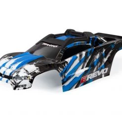 Traxxas E-Revo 2.0 VXL Blue Pre-Painted Body w/Body Mounts & Rear Support