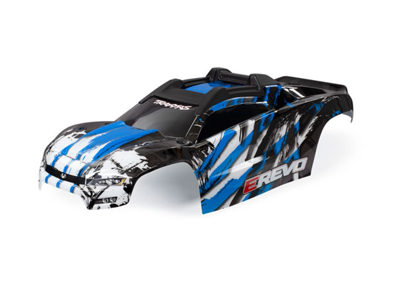 TRA8611X__25036.1606107528.jpg Traxxas E-Revo 2.0 VXL Blue Pre-Painted Body w/Body Mounts & Rear Support -Rcsuper outlet shop TRA8611X 25036.1606107528