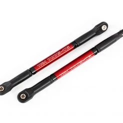 Traxxas E-Revo 2.0 VXL Red Aluminum Heavy Duty Push Rods Assembled w/Rod Ends (2)