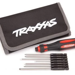 Traxxas Speed Bit Master Set 7-Pc Metric Hex Driver Set 1/4" Drive with Handle & Pouch