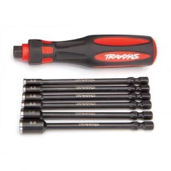 Traxxas Speed Bit 6-Pc 4-8mm Nut Driver Master Set with 1/4" Drive Premium Handle & Pouch -Rcsuper outlet shop TRA8719 5 70266.1571932879