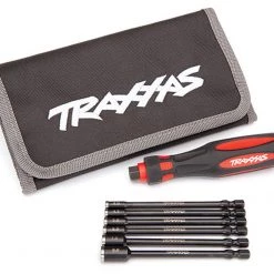 Traxxas Speed Bit 6-Pc 4-8mm Nut Driver Master Set with 1/4" Drive Premium Handle & Pouch
