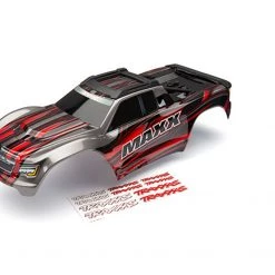 Traxxas Maxx Red Painted Body with Decals