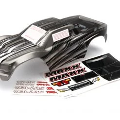 Traxxas Maxx ProGraphix Body w/Decals - Graphics are printed, Requires paint & final color application