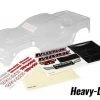 Traxxas Maxx Heavy Duty Clear Body w/Masks & Decals (Clear, Trimmed, Requires Painting)