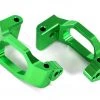 Traxxas Maxx Green 6061-T6 Aluminum Caster Blocks C-Hubs w/4x22mm Pins (4), 3x6mm BCS (4), & Retainers (4)