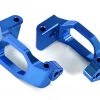 Traxxas Maxx Blue 6061-T6 Aluminum Caster Blocks C-Hubs w/4x22mm Pins (4), 3x6mm BCS (4), & Retainers (4)