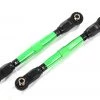 Traxxas Maxx Front TUBES Green 7075-T6 Aluminum Toe Links (88mm) w/Rod Ends & Wrench -Rcsuper outlet shop TRA8948G 14822.1602640358