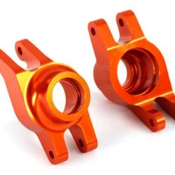 Traxxas Maxx Orange 6061-T6 Aluminum Rear Stub Axle Carriers