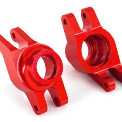 Traxxas Maxx Red 6061-T6 Aluminum Rear Stub Axle Carriers