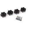 Traxxas Maxx Black Aluminum Hex Wheel Hubs (4) & 4x13mm Screw Pins (4) -Rcsuper outlet shop TRA8956A 82587.1602640359