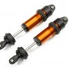 Traxxas Maxx 4S Orange Aluminum GT-Maxx Shocks Fully Assembled w/o Springs (2)