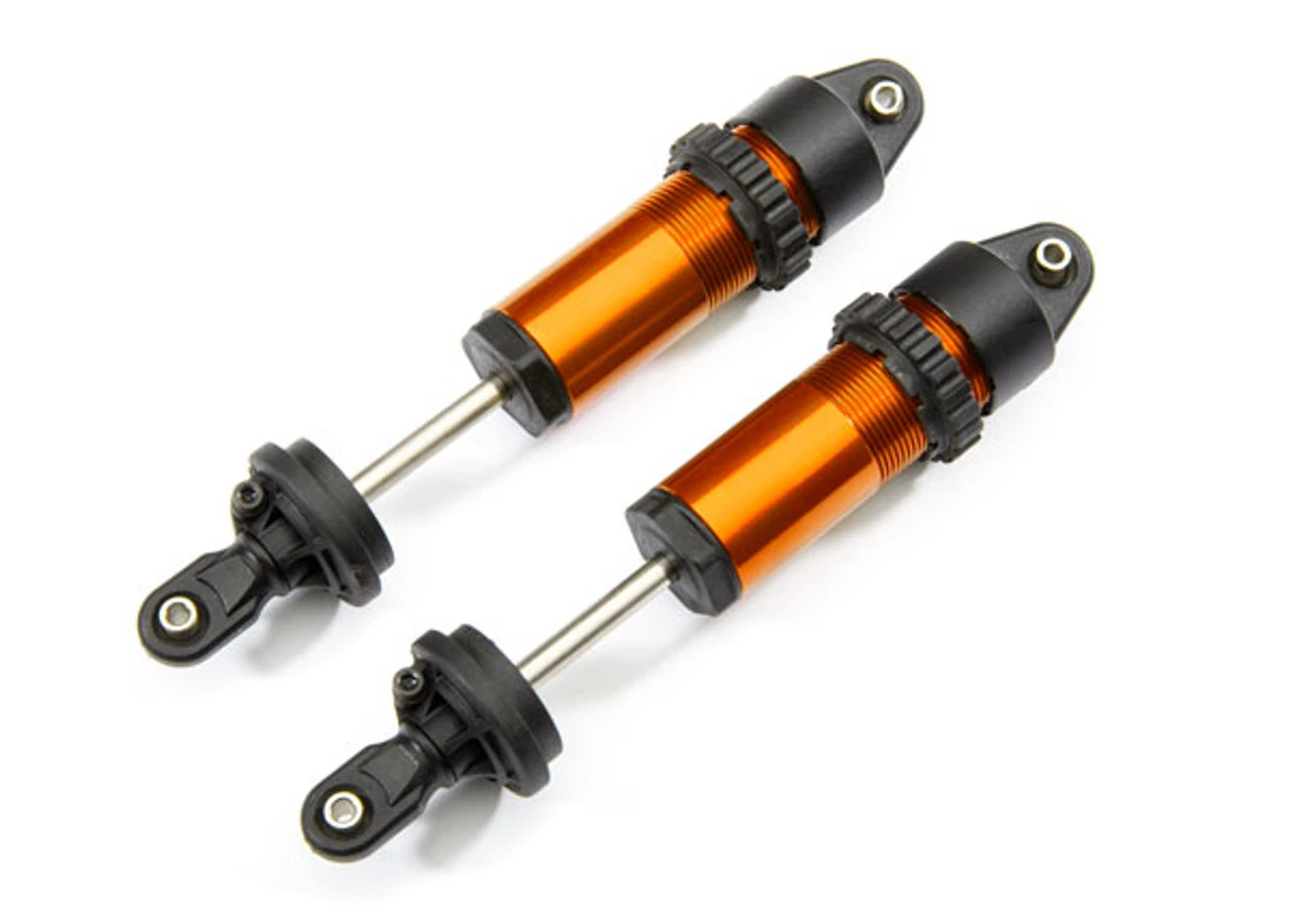 TRA8961T__93301.1606107534.jpg Traxxas Maxx 4S Orange Aluminum GT-Maxx Shocks Fully Assembled w/o Springs (2) -Rcsuper outlet shop TRA8961T 93301.1606107534