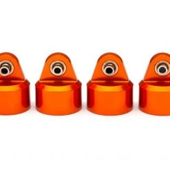Traxxas Maxx GT-Maxx Orange Aluminum Shock Caps (4)