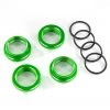 Traxxas GT-Maxx Shocks Green Aluminum Spring Retainer Adjusters (4) Assembled with O-Rings -Rcsuper outlet shop TRA8968G 83958.1571534371