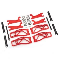 Traxxas Maxx 4S Red WideMaxx Suspension Kit - Includes Front & Rear Suspension Arms, Front Toe Links, Rear Shock Springs