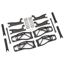 Traxxas Maxx 4S Black WideMaxx Suspension Kit - Includes Front & Rear Suspension Arms, Front Toe Links, Rear Shock Springs