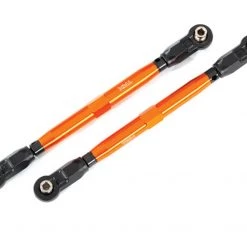 Traxxas Maxx TUBES Orange 6061-T6 Aluminum Toe Links for use with #8995 WideMaxx Suspension Kit