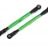 Traxxas Maxx TUBES Green 6061-T6 Aluminum Toe Links for use with #8995 WideMaxx Suspension Kit
