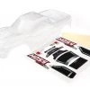 Traxxas Hoss 4x4 Clear Body with Window, Grille & Lights decal sheet