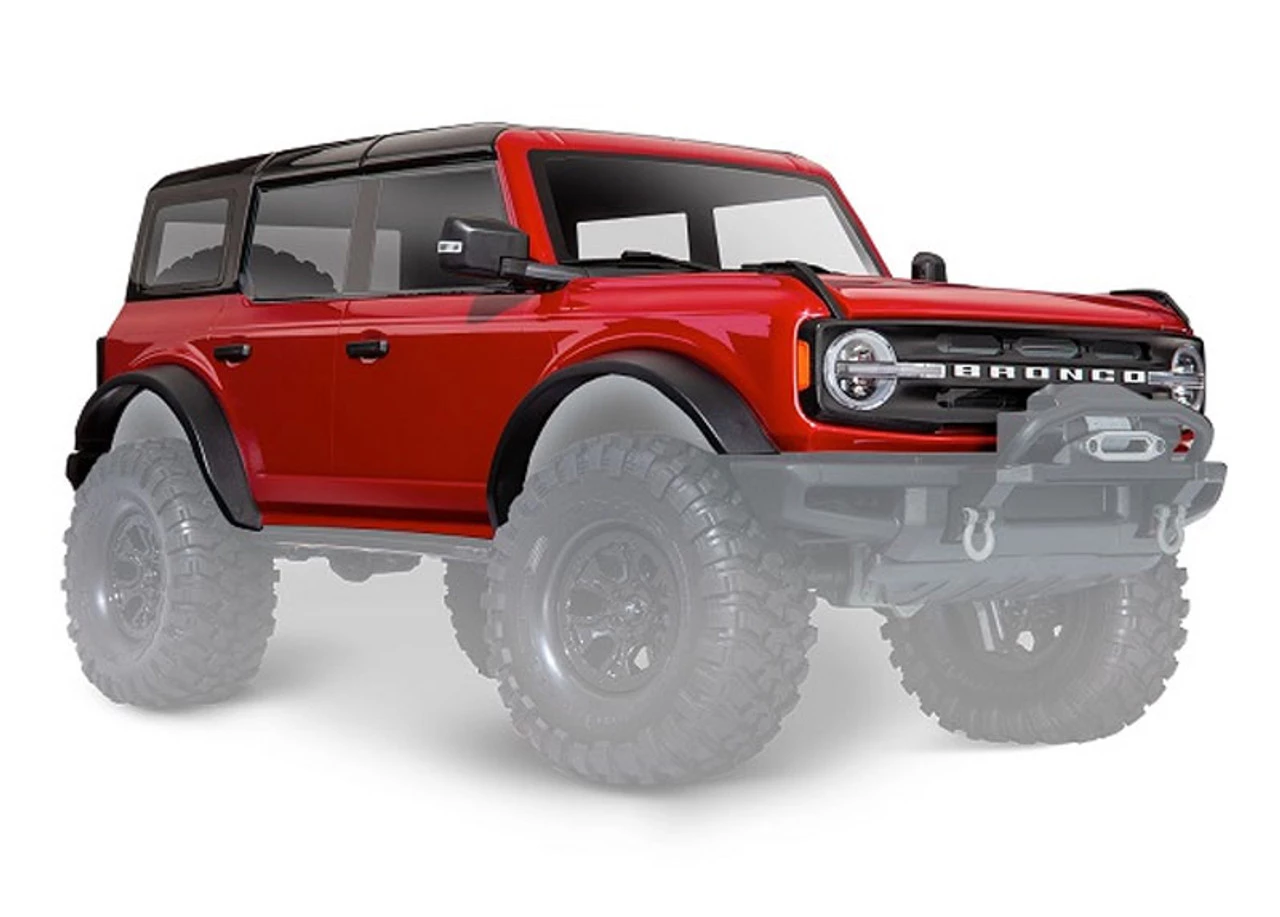 TRA9211R__97099.1648178381.jpg Traxxas TRX-4 2021 Ford Bronco (Rapid Red) Body Complete -Rcsuper outlet shop TRA9211R 97099.1648178381