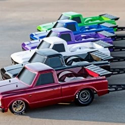 Traxxas Drag Slash 1/10 2WD Brushless 1967 Chevy C10 Drag Racing Truck Blue -Rcsuper outlet shop TRA94076 12 83988.1653011908