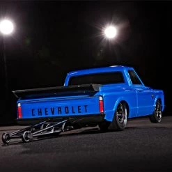 Traxxas Drag Slash 1/10 2WD Brushless 1967 Chevy C10 Drag Racing Truck Blue -Rcsuper outlet shop TRA94076 9 62364.1653011908