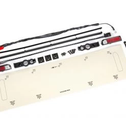 Traxxas Drag Slash LED Tail Light Set - Tail Lights (Red) w/ (Black Chrome) Tailgate Trim