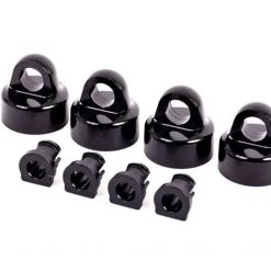 Traxxas Aluminum (Black-Anodized) GTX Shock Caps/Spacers: Sledge