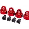 Traxxas Aluminum (Red-Anodized) GTX Shock Caps/Spacers: Sledge