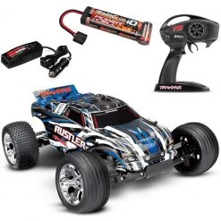Traxxas Rustler XL-5 RTR RC Truck w/ID Battery & Quick Charger Green