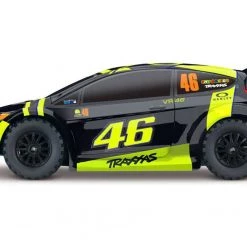Traxxas Ford Fiesta ST Rally VR46 Edition 1/10 4WD Brushed RTR -Rcsuper outlet shop tra76064 4 4 54870.1589338285