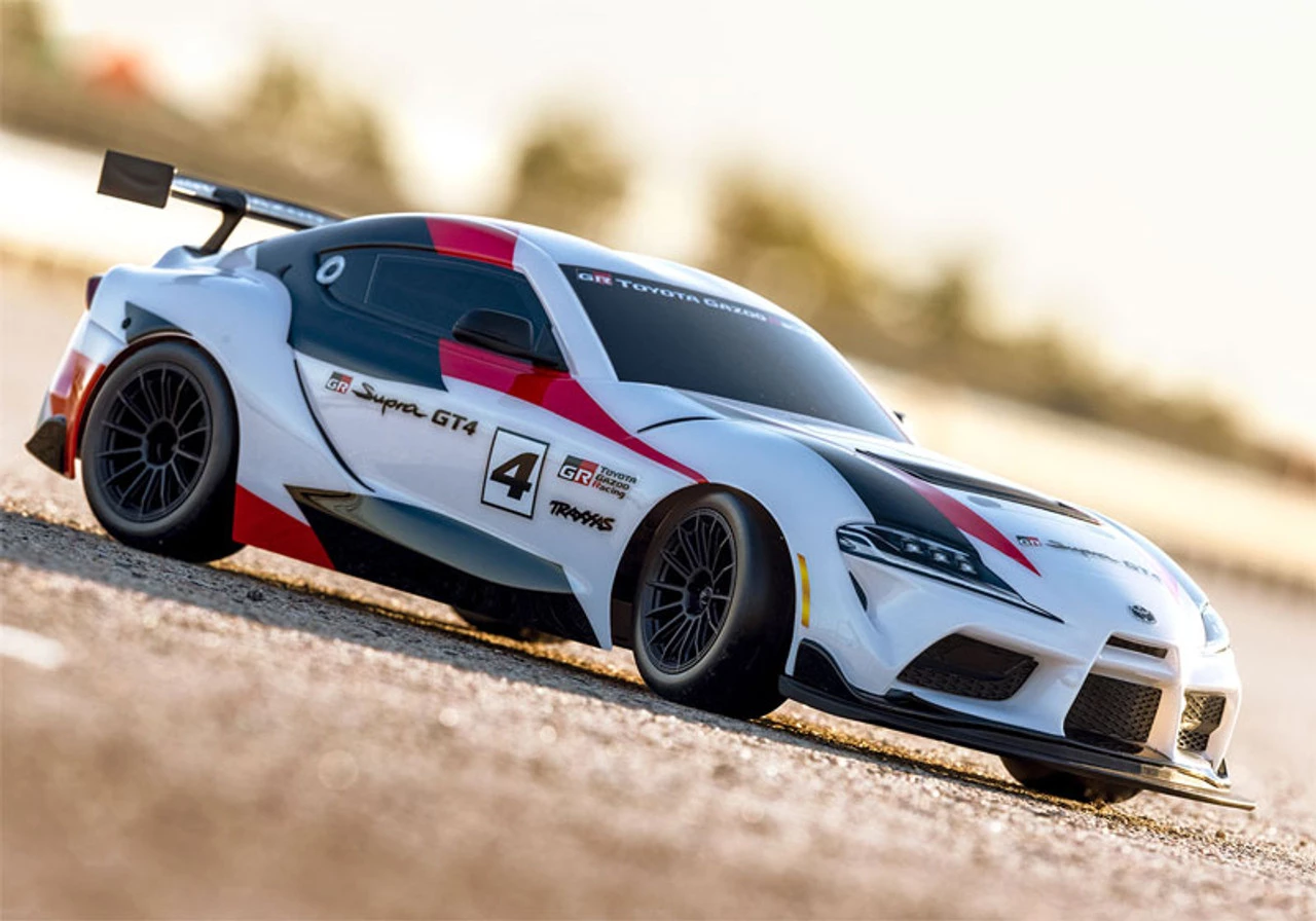 tra93064-4-2__38976.1636734486.jpg Traxxas Toyota GR Supra GT4: 1/10 Scale AWD Supercar White -Rcsuper outlet shop tra93064 4 2 38976.1636734486